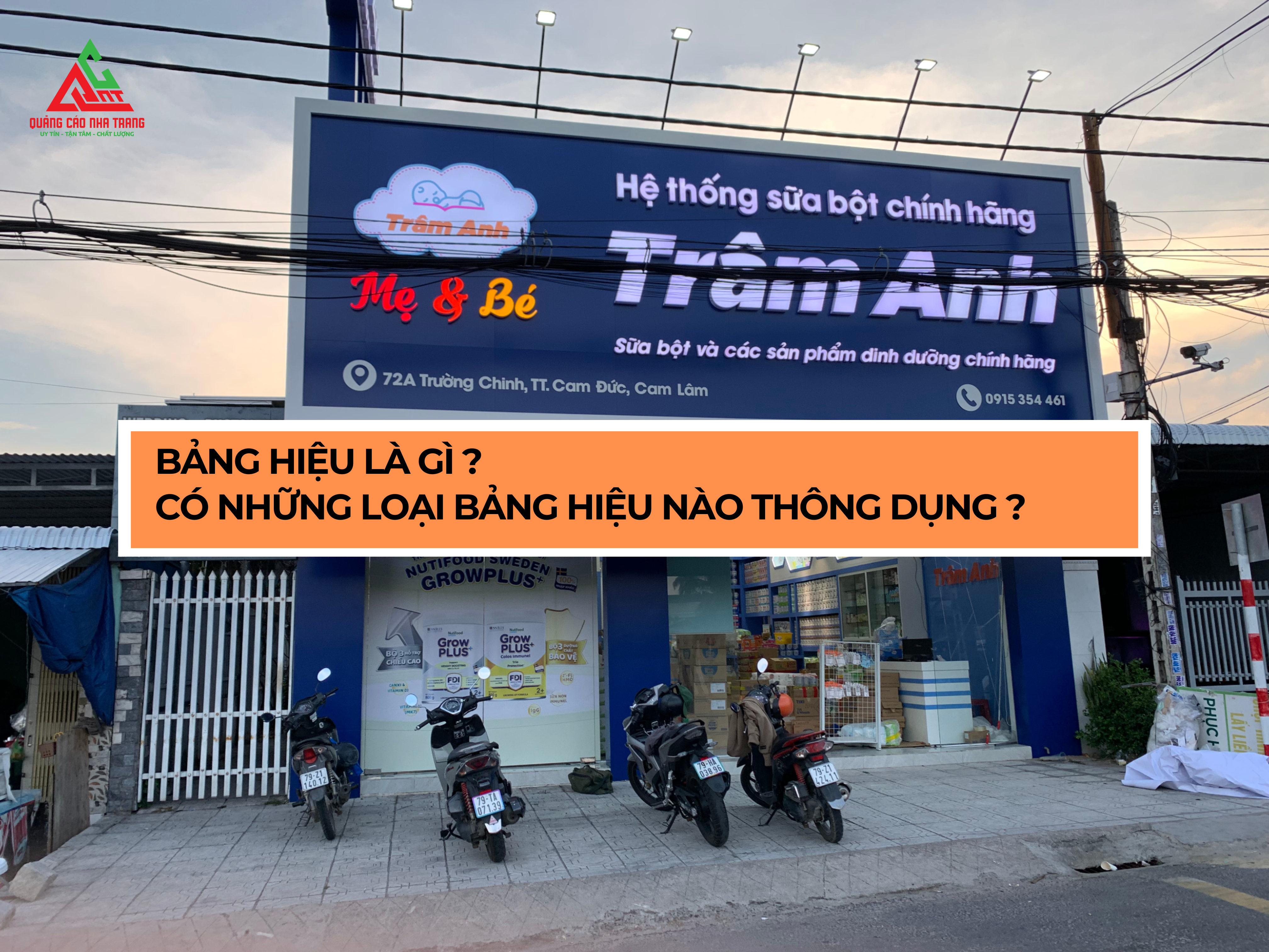 Bảng hiệu là gì ? Có những loại bảng hiệu nào thông dụng ?